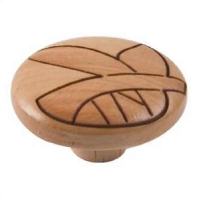 Wooden Engraved Knob 421HN